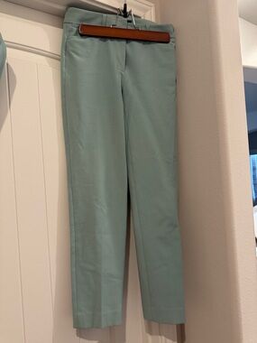 White House Black Market Mint Green Tailored Pants